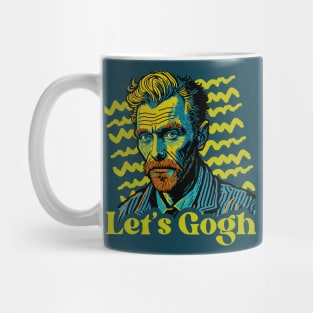 Let's Gogh // Funny Vincent Van Gogh Parody // Let's Go Mug